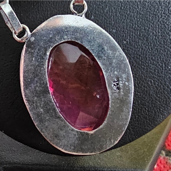 Rainbow Fire Topaz Necklace Set - It enables the person to live peacefully - Picture 3 of 6